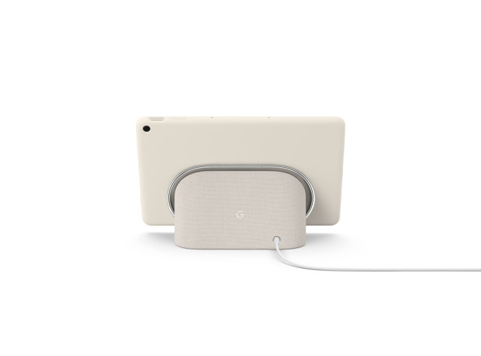 Das Pixel Tablet mit Dock in der Farbe Porcelaine (Bild: Google)